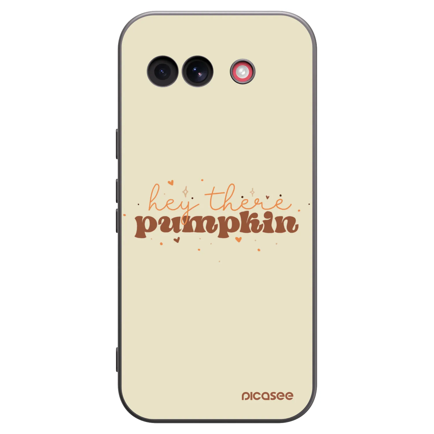 Picasee silikonowe czarne etui na Google Pixel 10a - Hey there pumpkin
