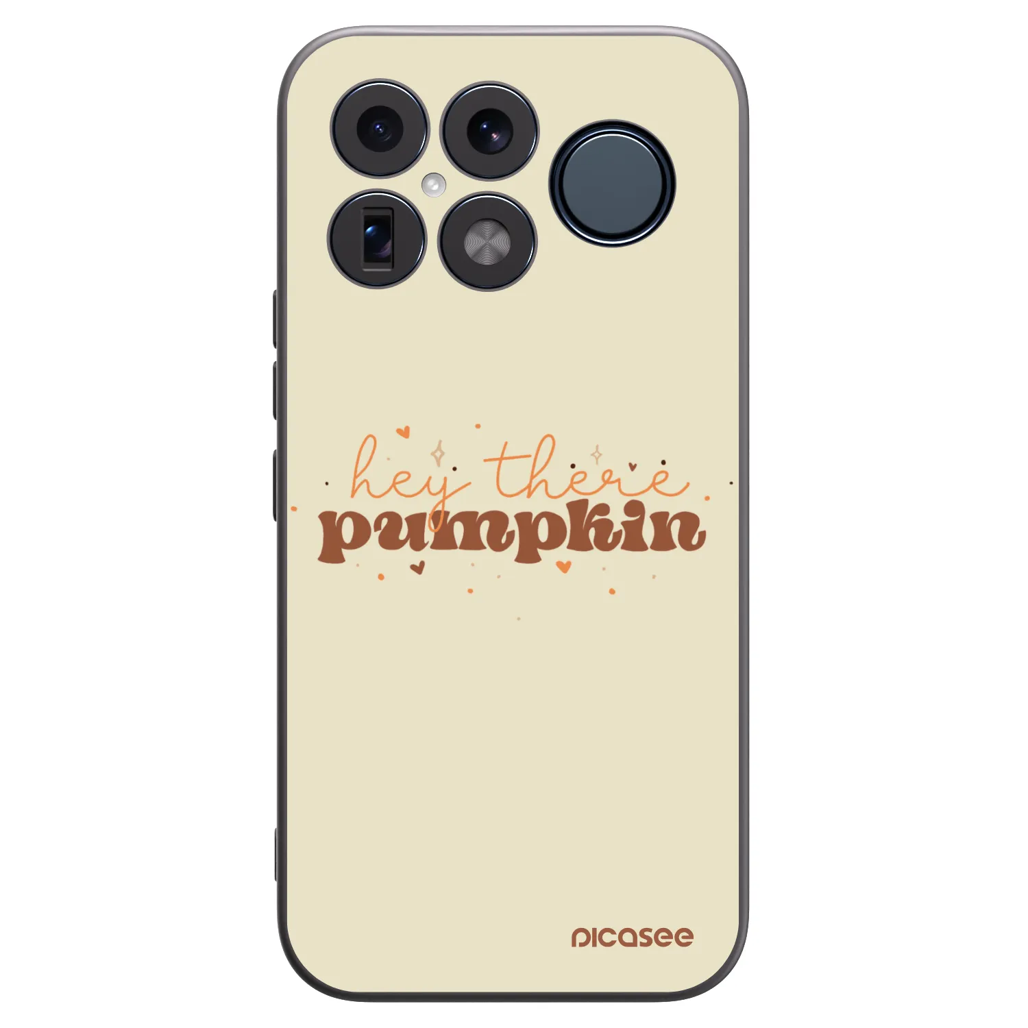 Picasee silikonowe czarne etui na Xiaomi Poco F8 Ultra - Hey there pumpkin