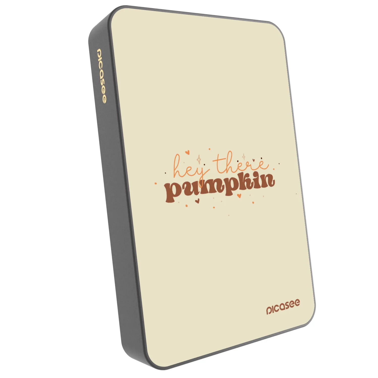 Picasee Powerbank z MagSafe 10 000 mAh Szary - Hey there pumpkin