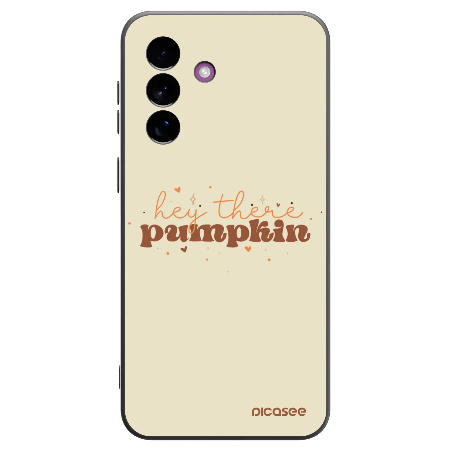 Picasee silikonowe czarne etui na Samsung Galaxy A37 - Hey there pumpkin