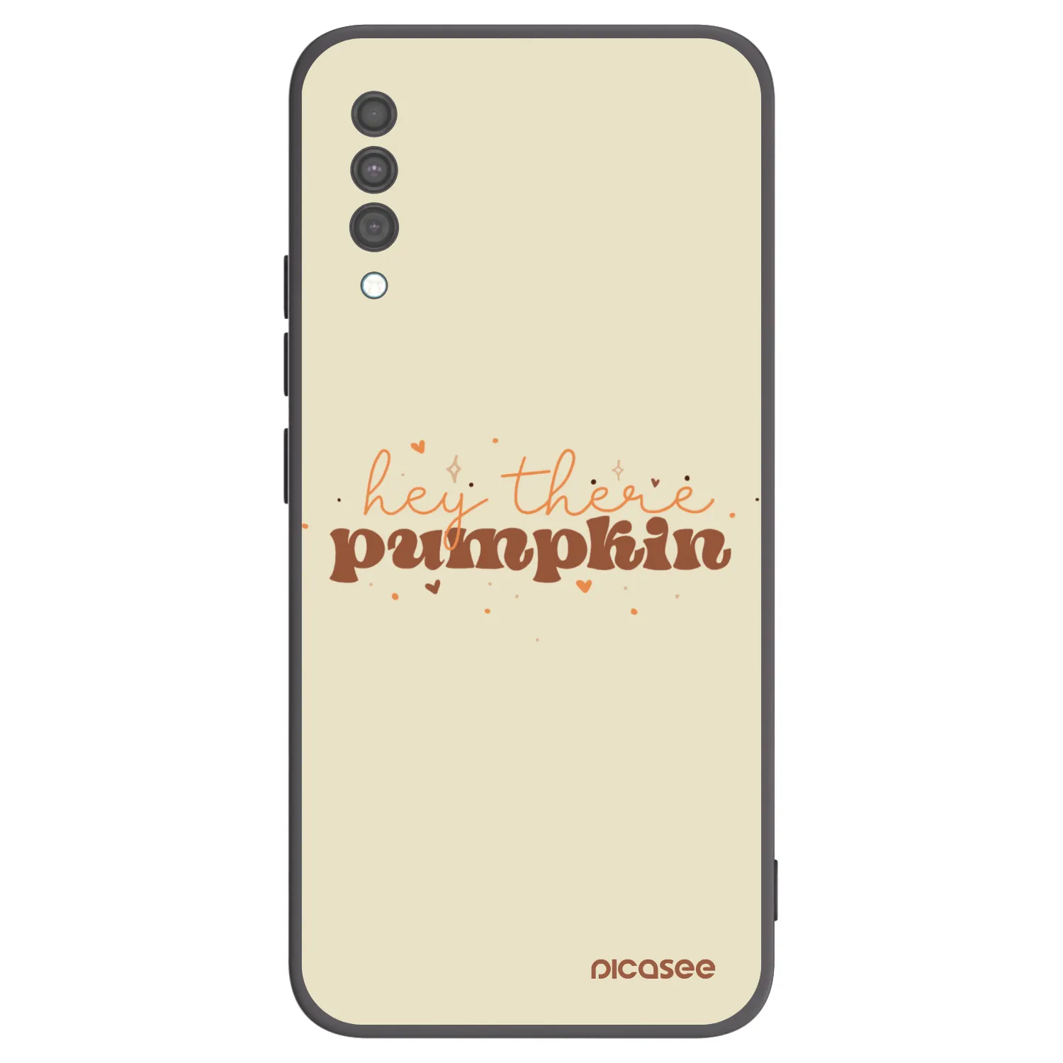 Picasee silikonowe czarne etui na Samsung Galaxy A30s A307F - Hey there pumpkin