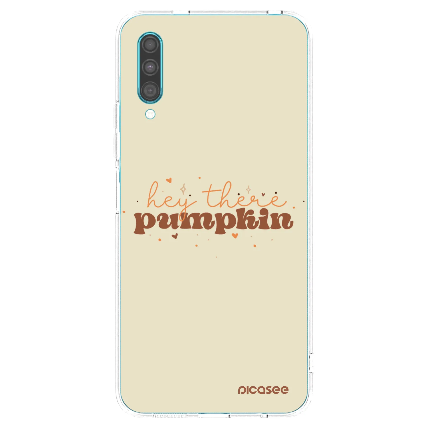 Picasee silikonowe przeźroczyste etui na Samsung Galaxy A30s A307F - Hey there pumpkin