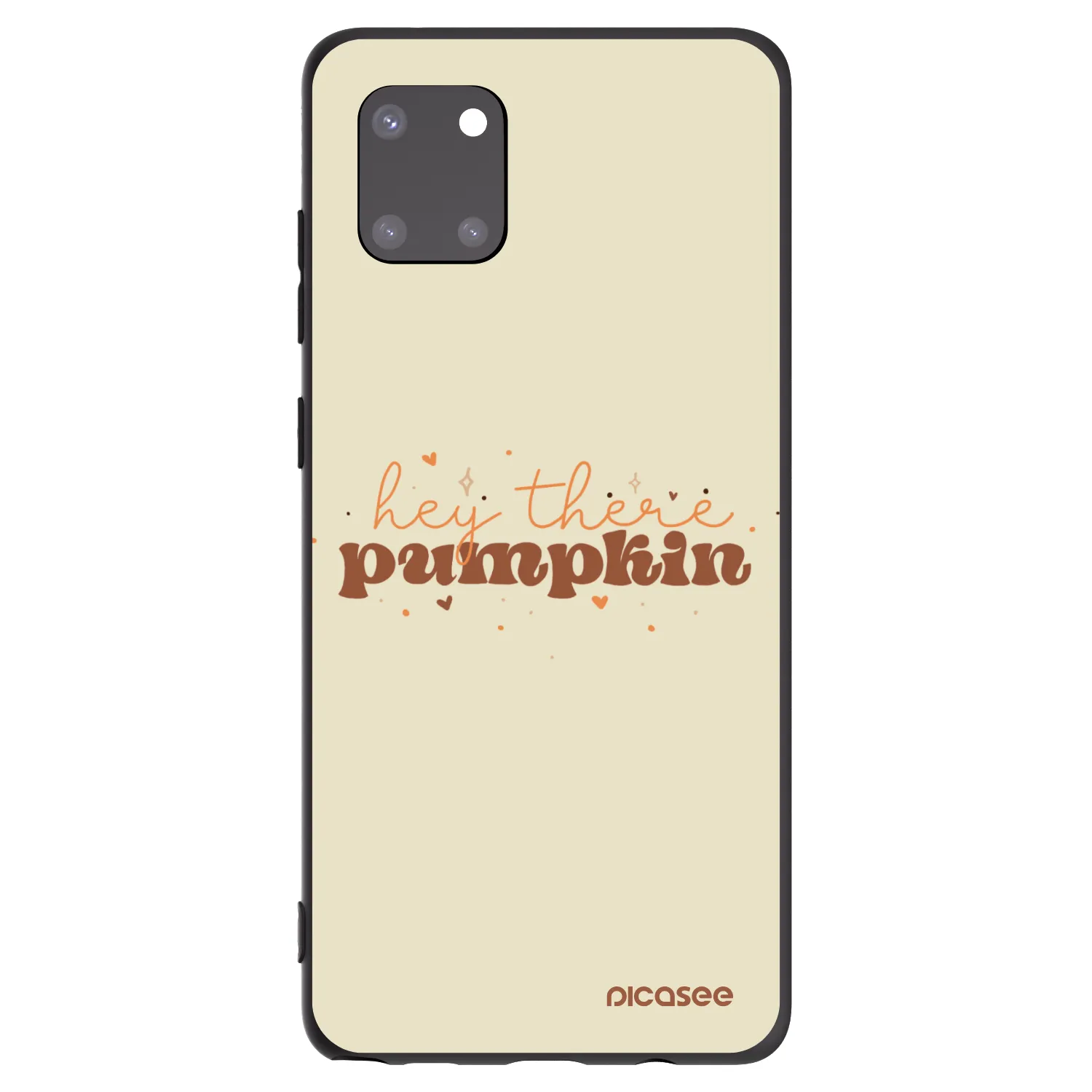 Picasee silikonowe czarne etui na Samsung Galaxy Note 10 Lite N770F - Hey there pumpkin