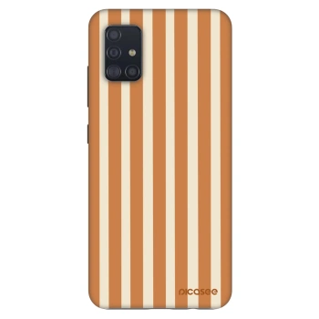 Etui na Samsung Galaxy A51 A515F - Orange lines