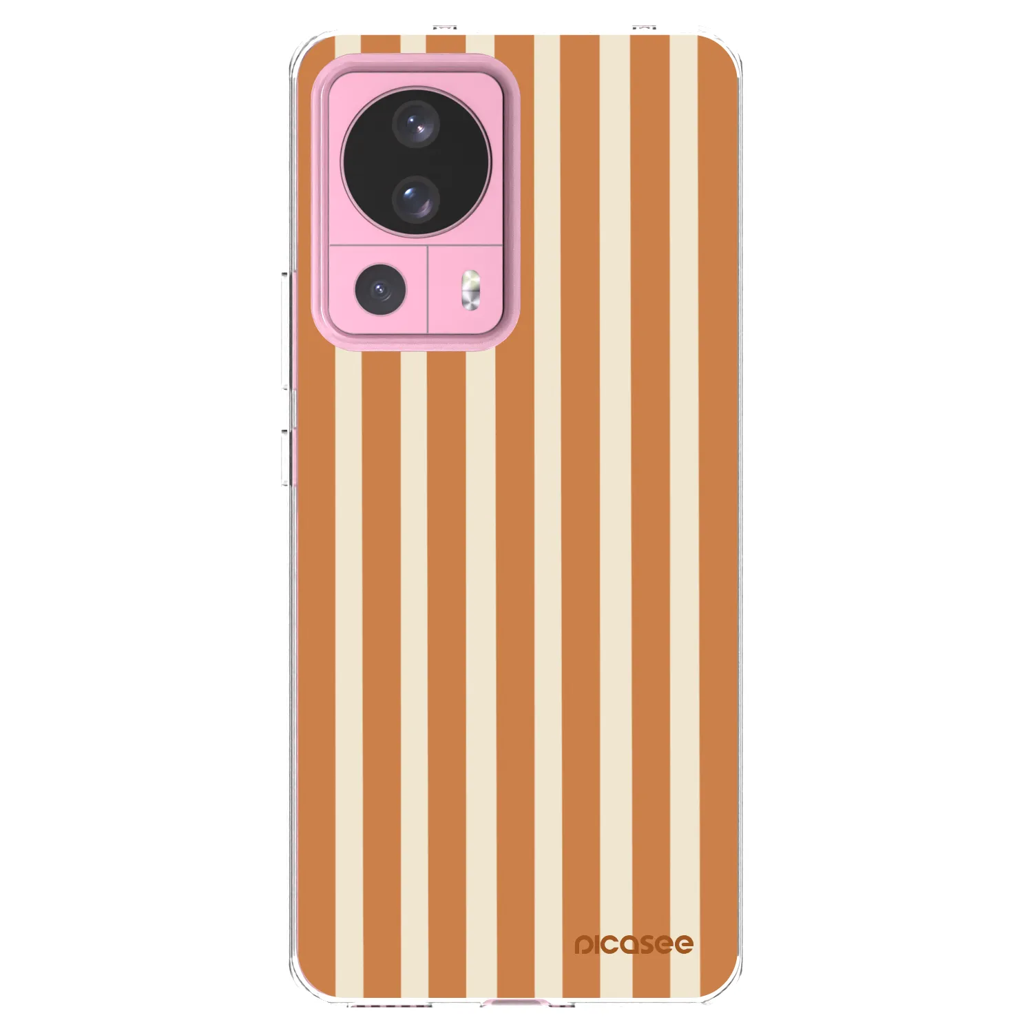Picasee silikonowe przeźroczyste etui na Xiaomi 13 Lite - Orange lines