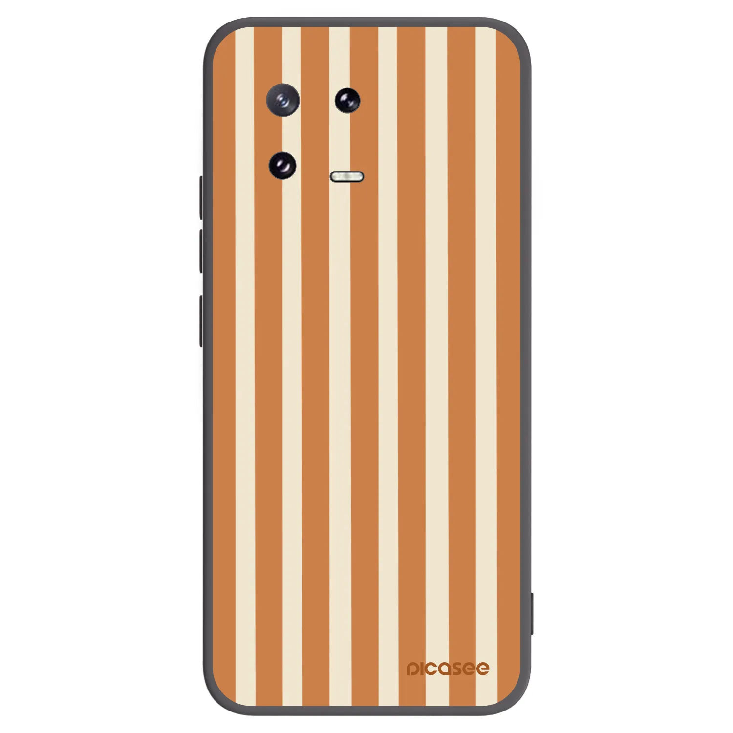 Picasee silikonowe czarne etui na Xiaomi 13 Pro - Orange lines