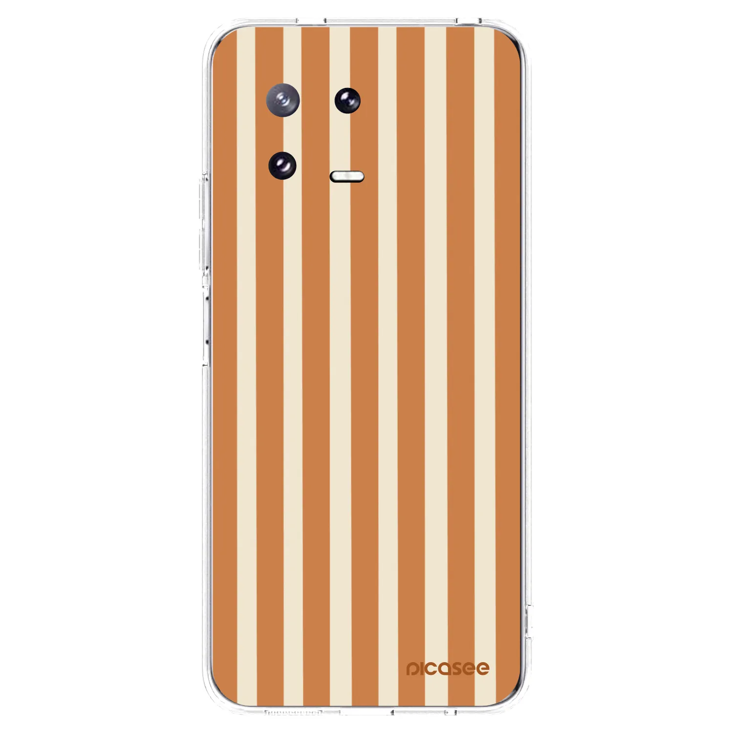 Picasee silikonowe przeźroczyste etui na Xiaomi 13 Pro - Orange lines