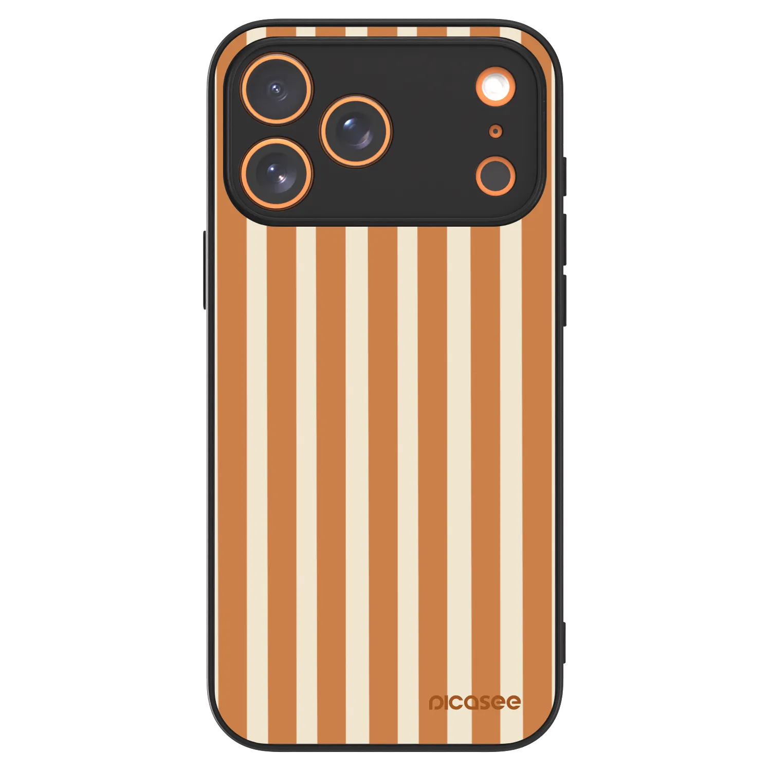 Picasee ULTIMATE CASE MagSafe pro Apple iPhone 17 Pro Max - Orange lines
