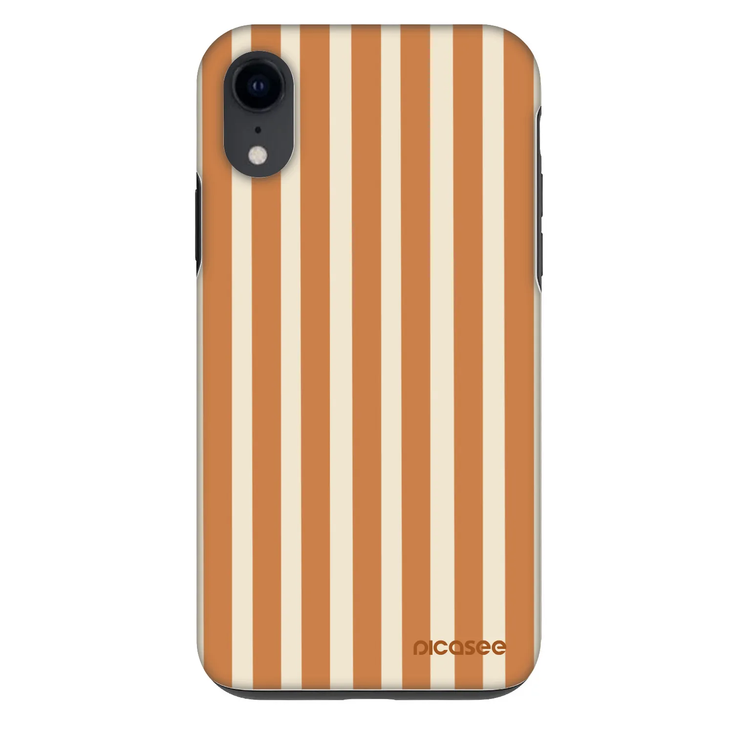 Picasee Fashion Case na Apple iPhone XR - Orange lines