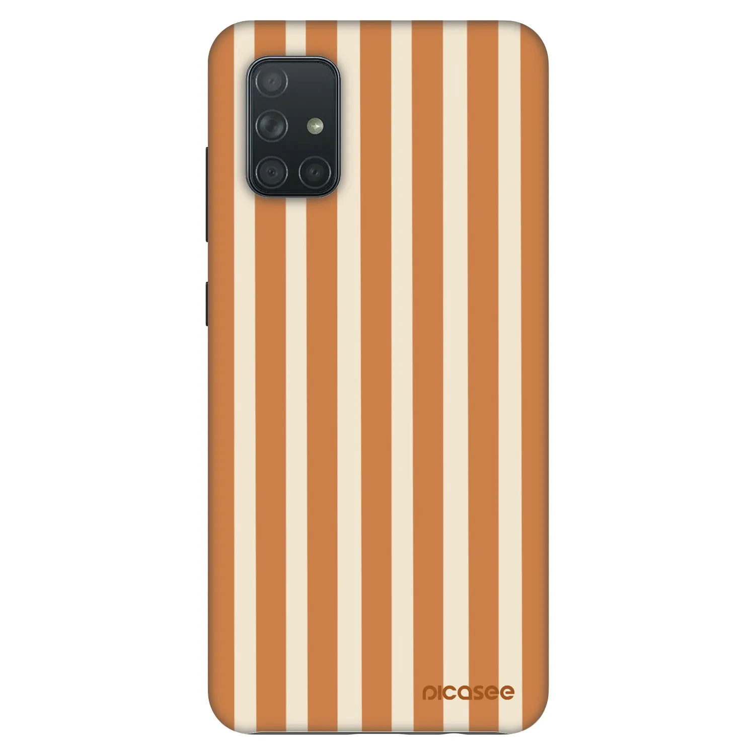 Picasee Fashion Case na Samsung Galaxy A71 A715F - Orange lines