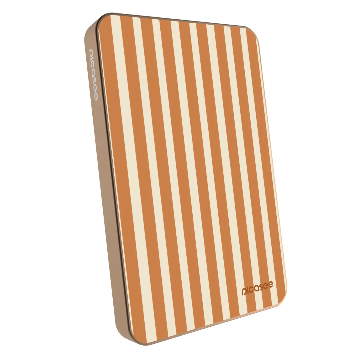 Picasee Powerbank z MagSafe 5 000 mAh Złoty - Orange lines