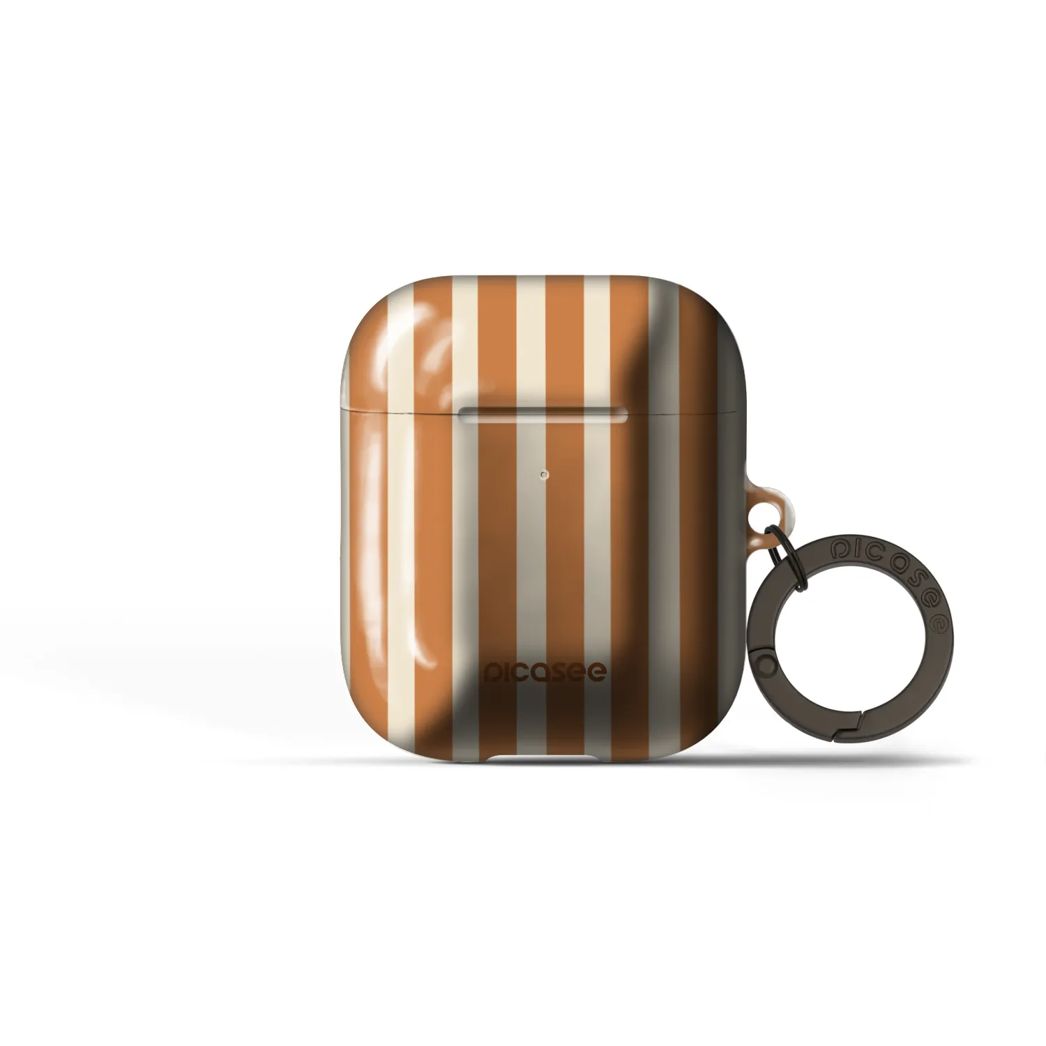 Picasee Obal pro Apple AirPods 1 - Orange lines