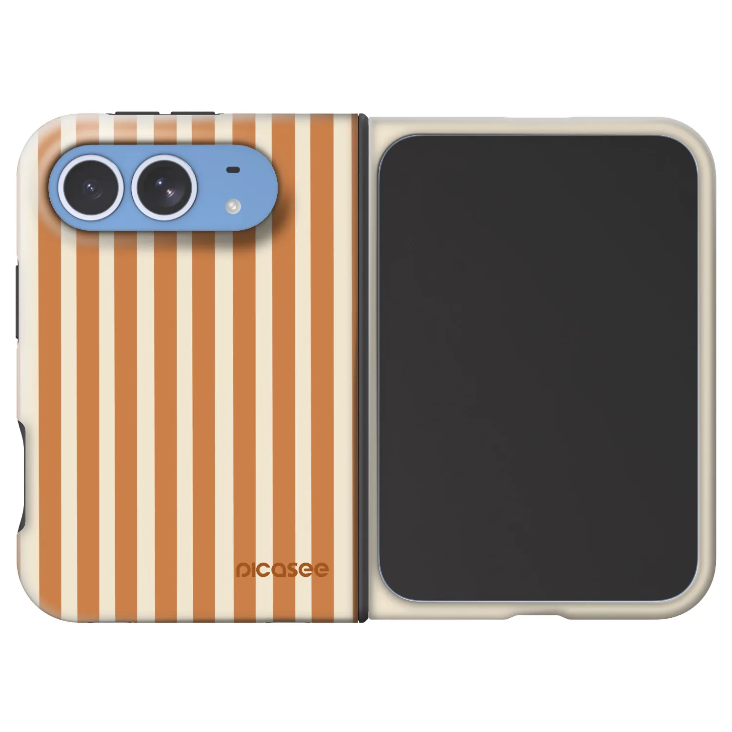 Picasee Fashion Case MagSafe na Apple iPhone Duo - Orange lines