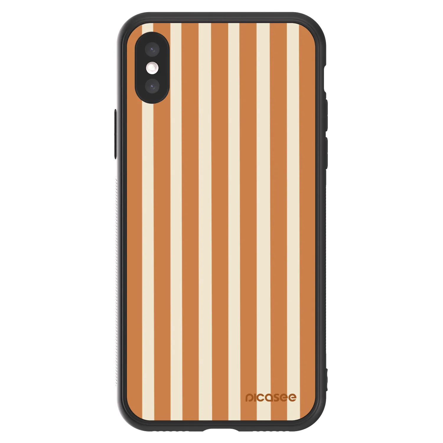 Picasee ULTIMATE CASE na Apple iPhone X/XS - Orange lines