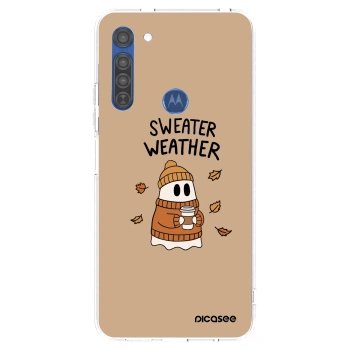 Etui na Motorola Moto G8 - Sweater ghost