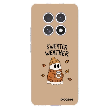 Picasee silikonowe przeźroczyste etui na Xiaomi Redmi Note 15 4G - Sweater ghost