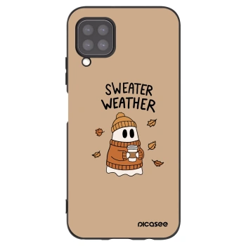 Picasee silikonowe czarne etui na Huawei P40 Lite - Sweater ghost
