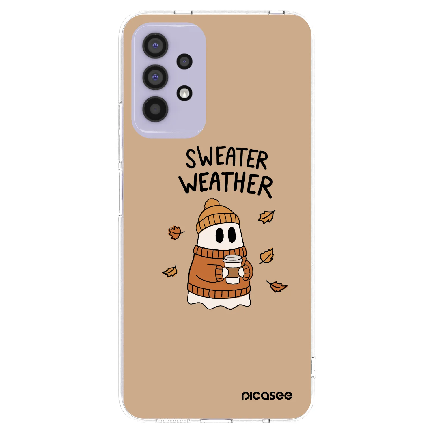 Picasee silikonowe przeźroczyste etui na Samsung Galaxy A32 4G SM-A325F - Sweater ghost