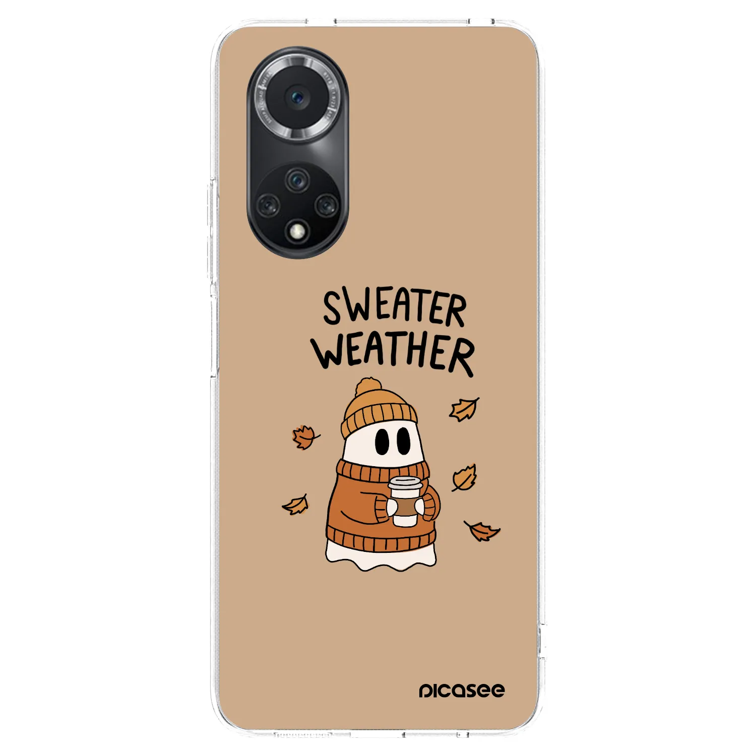 Picasee silikonowe przeźroczyste etui na Huawei Nova 9 SE - Sweater ghost