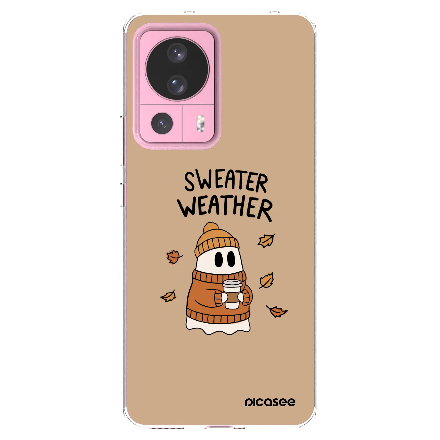 Picasee silikonowe przeźroczyste etui na Xiaomi 13 Lite - Sweater ghost