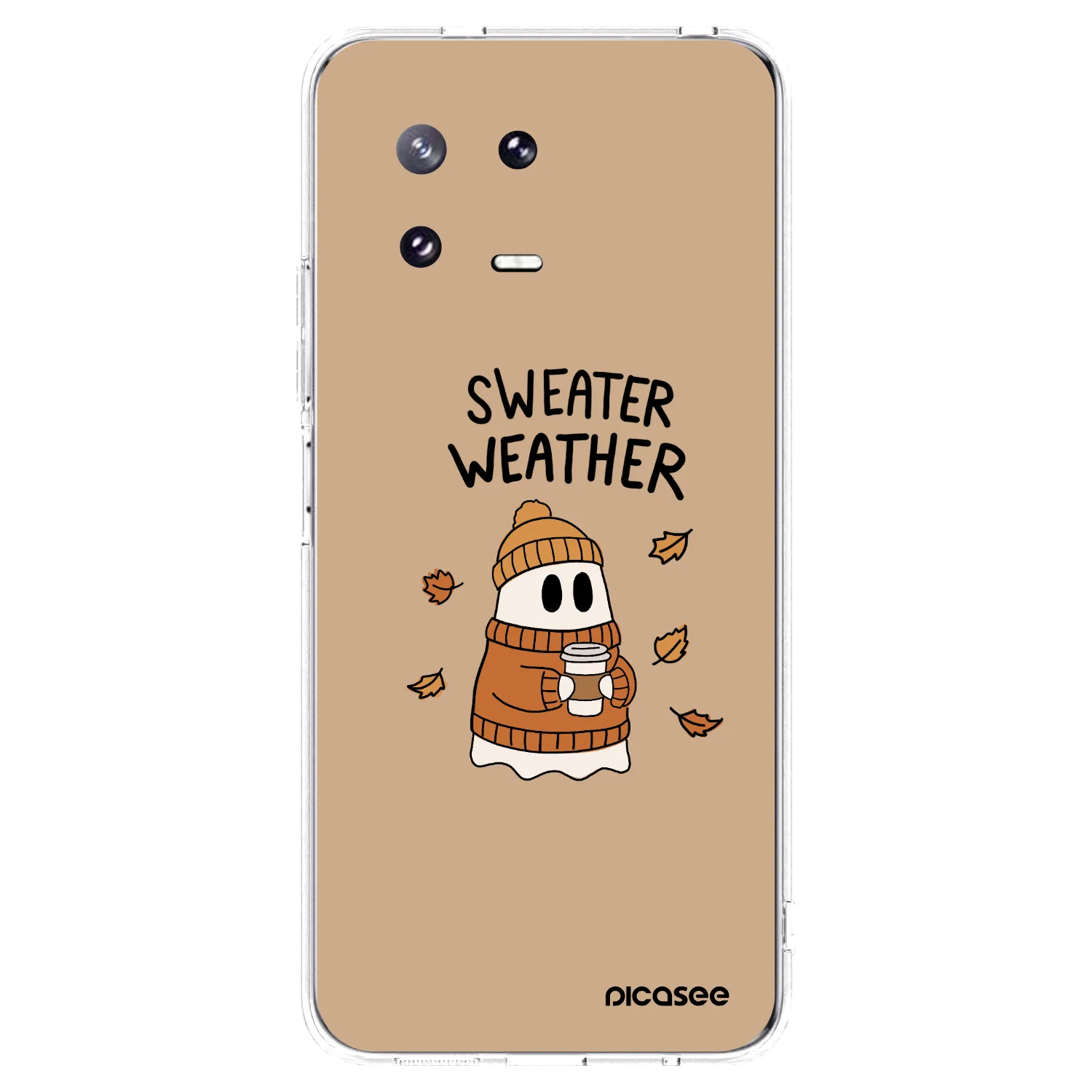 Picasee silikonowe przeźroczyste etui na Xiaomi 13 Pro - Sweater ghost