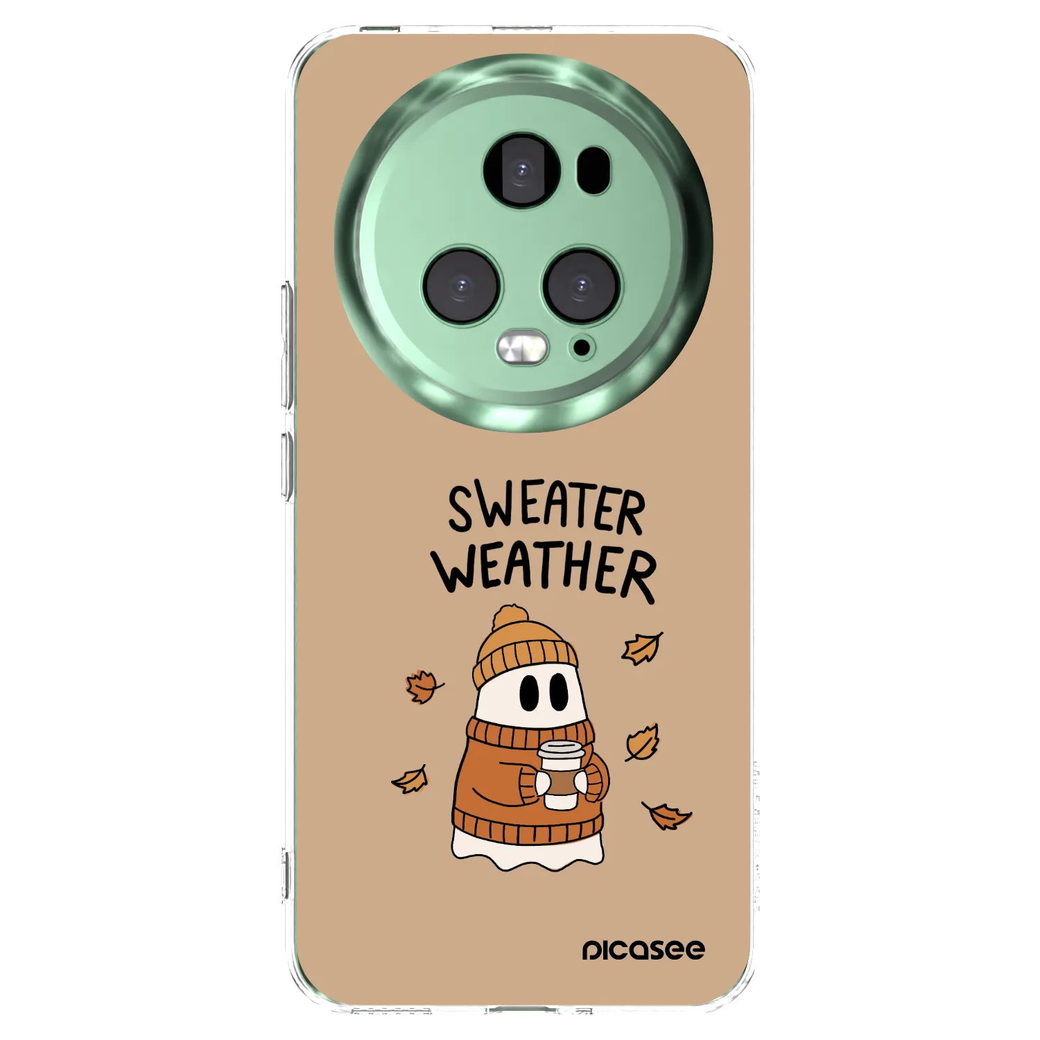Picasee silikonowe przeźroczyste etui na Honor Magic5 Pro - Sweater ghost