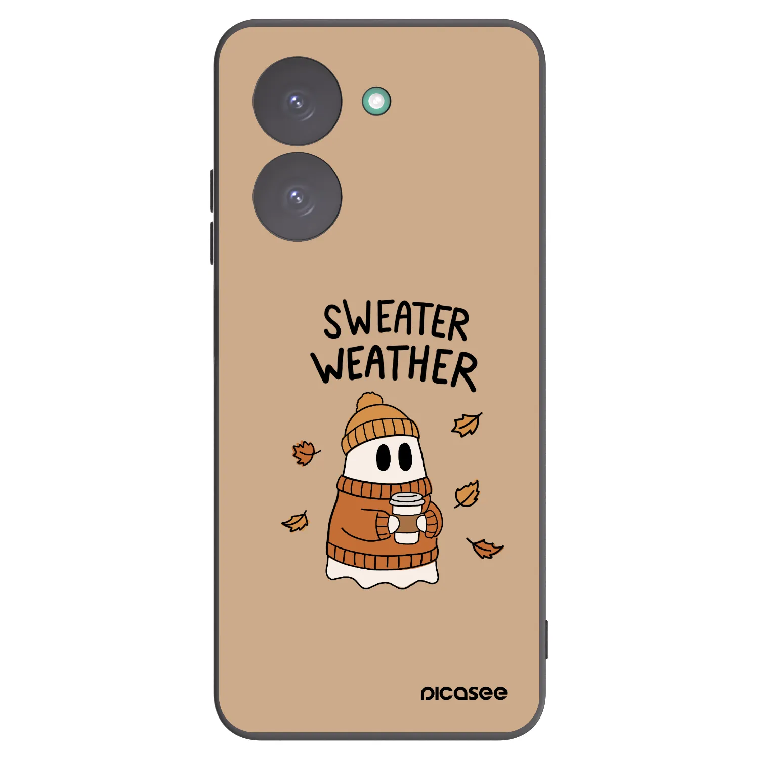 Picasee silikonowe czarne etui na Xiaomi Redmi A5 - Sweater ghost