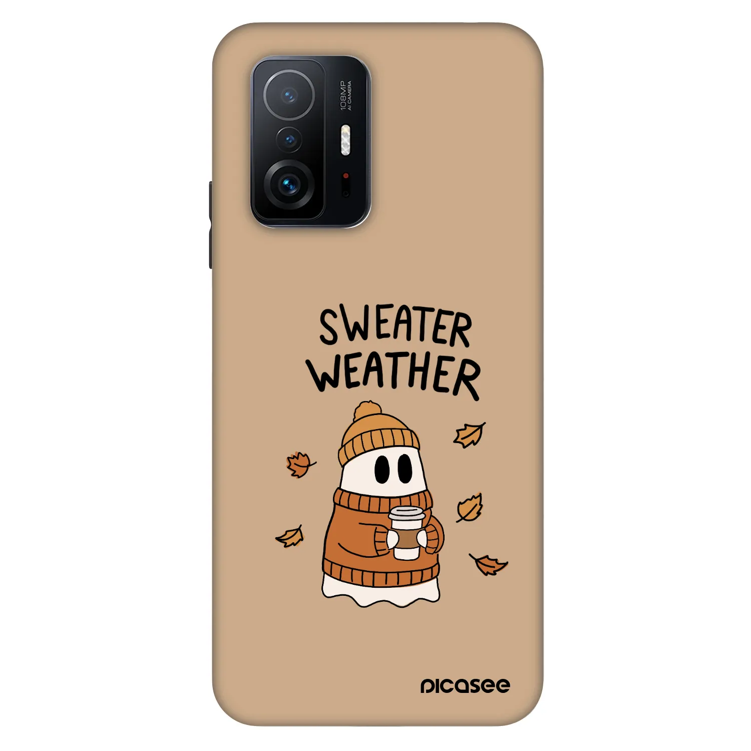Picasee Fashion Case na Xiaomi 11T Pro - Sweater ghost
