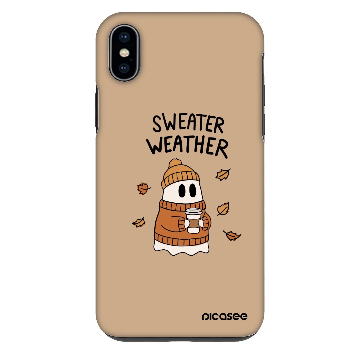 Picasee Fashion Case na Apple iPhone XS Max - Sweater ghost