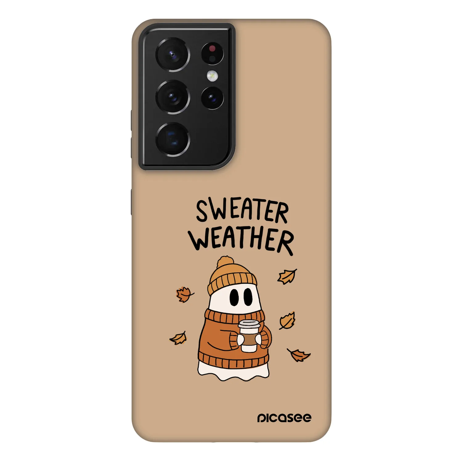 Picasee Fashion Case na Samsung Galaxy S21 Ultra 5G G998B - Sweater ghost