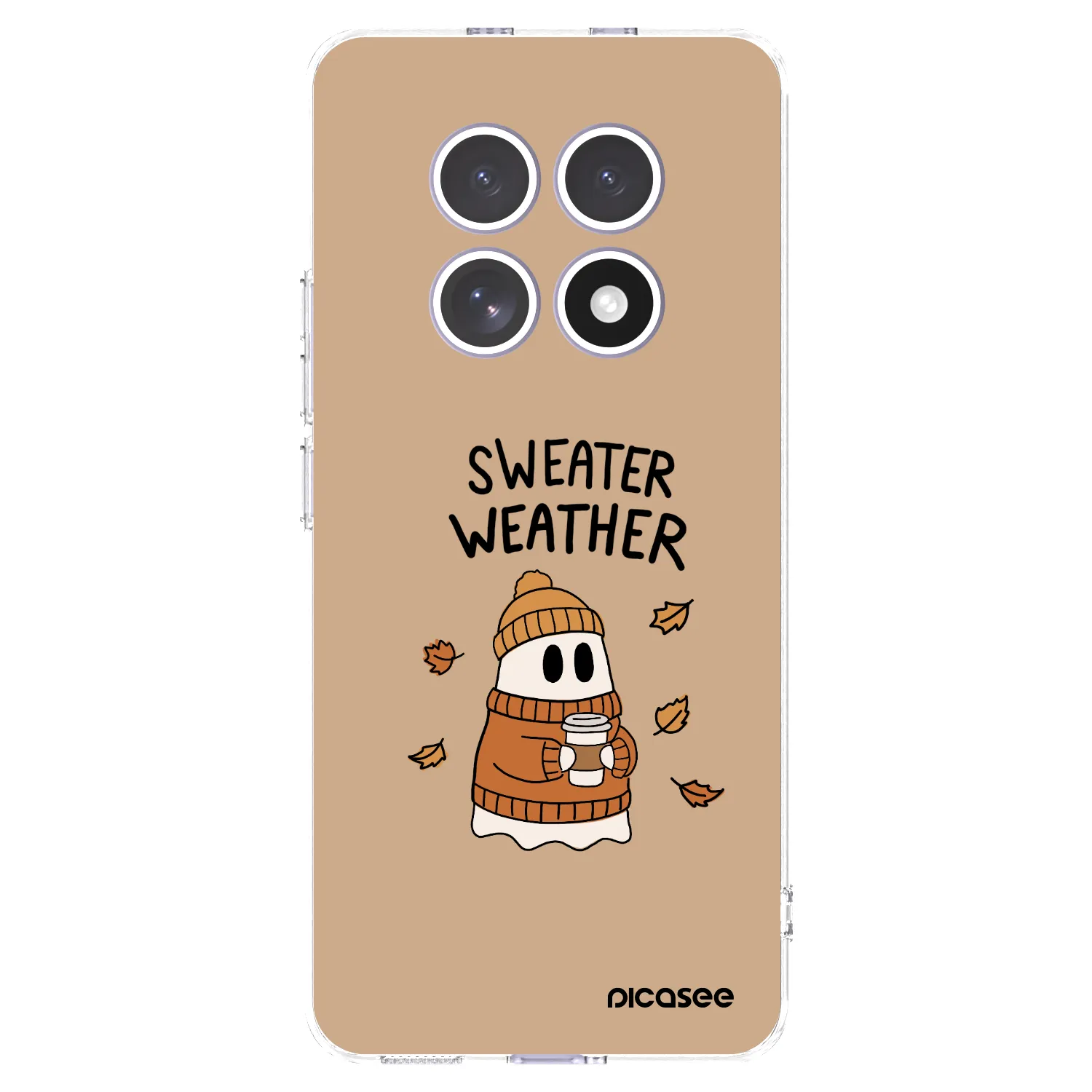 Picasee silikonowe przeźroczyste etui na Xiaomi Redmi Note 15 4G - Sweater ghost