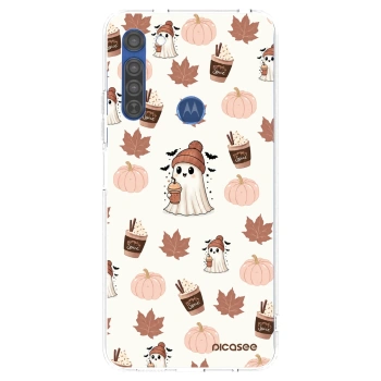 Etui na Motorola Moto G8 - Pumpkin spice