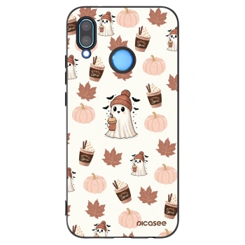 Picasee silikonowe czarne etui na Huawei P20 Lite - Pumpkin spice
