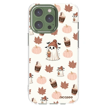 Picasee silikonowe przeźroczyste etui na Apple iPhone 13 Pro - Pumpkin spice