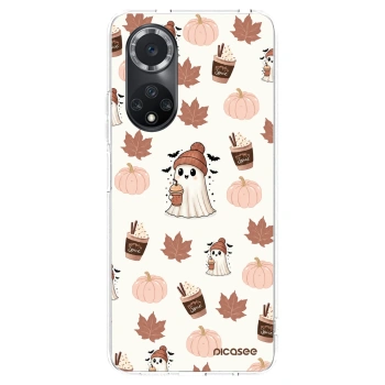 Picasee silikonowe przeźroczyste etui na Huawei Nova 9 SE - Pumpkin spice