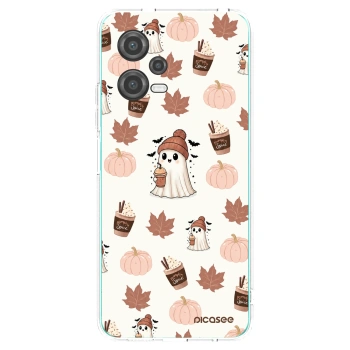 Picasee silikonowe przeźroczyste etui na Xiaomi Poco X5 - Pumpkin spice