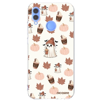 Picasee silikonowe przeźroczyste etui na Huawei P Smart 2019 - Pumpkin spice