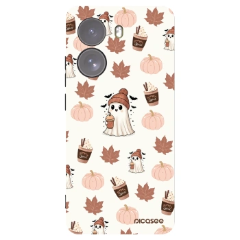 Picasee silikonowe czarne etui na Xiaomi Poco X7 - Pumpkin spice