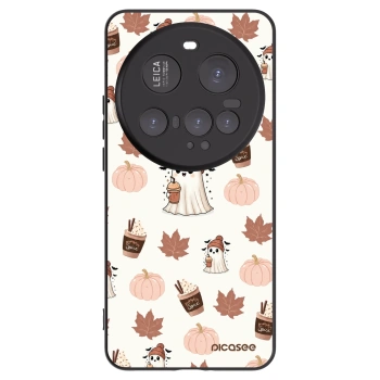 Picasee silikonowe czarne etui na Xiaomi 15 Ultra - Pumpkin spice