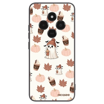 Picasee silikonowe czarne etui na Xiaomi Poco C75 - Pumpkin spice