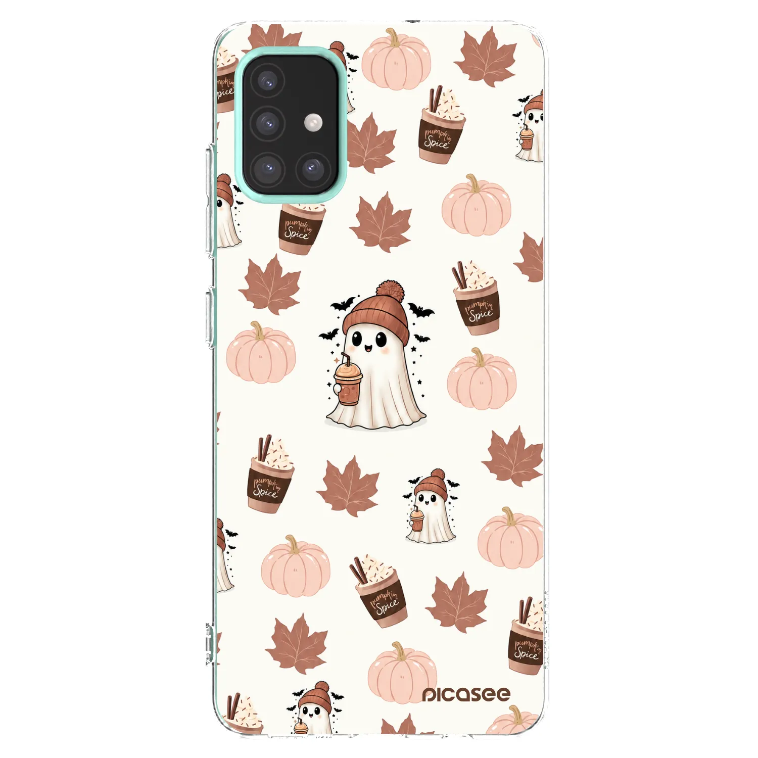 Picasee silikonowe przeźroczyste etui na Samsung Galaxy M31s - Pumpkin spice