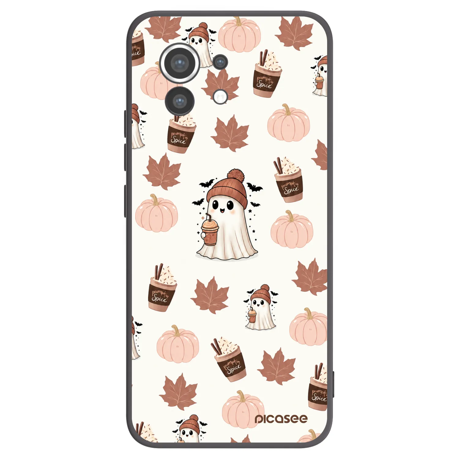 Picasee silikonowe czarne etui na Xiaomi Mi 11 - Pumpkin spice