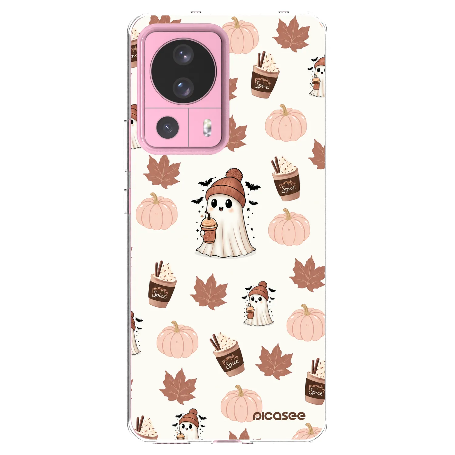 Picasee silikonowe przeźroczyste etui na Xiaomi 13 Lite - Pumpkin spice