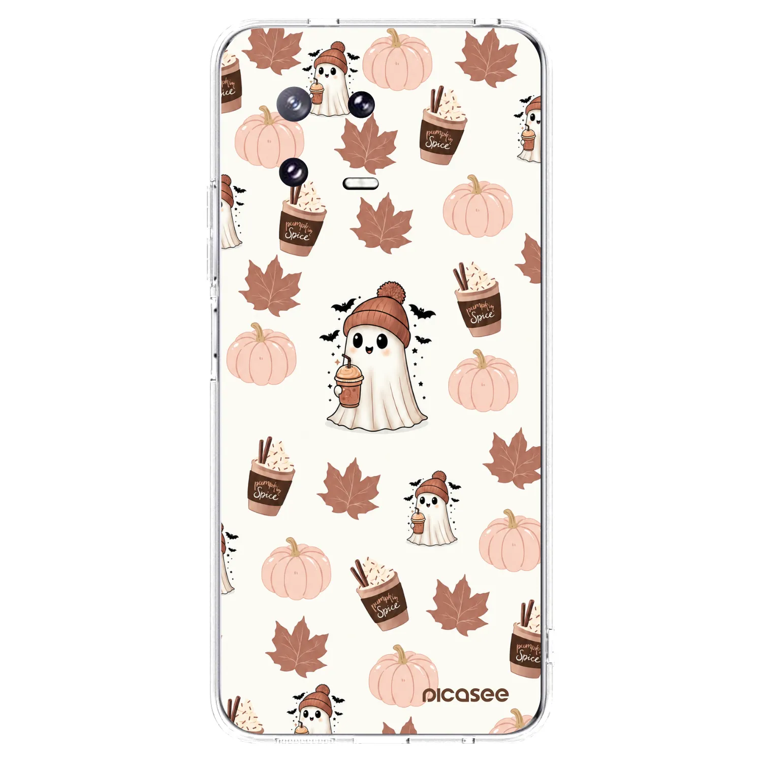 Picasee silikonowe przeźroczyste etui na Xiaomi 13 Pro - Pumpkin spice
