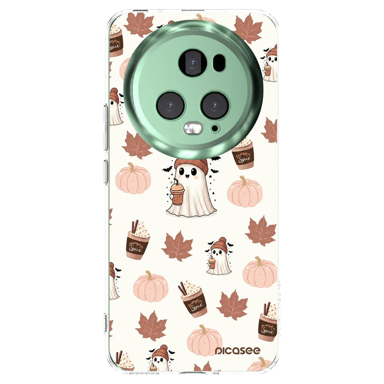Picasee silikonowe przeźroczyste etui na Honor Magic5 Pro - Pumpkin spice