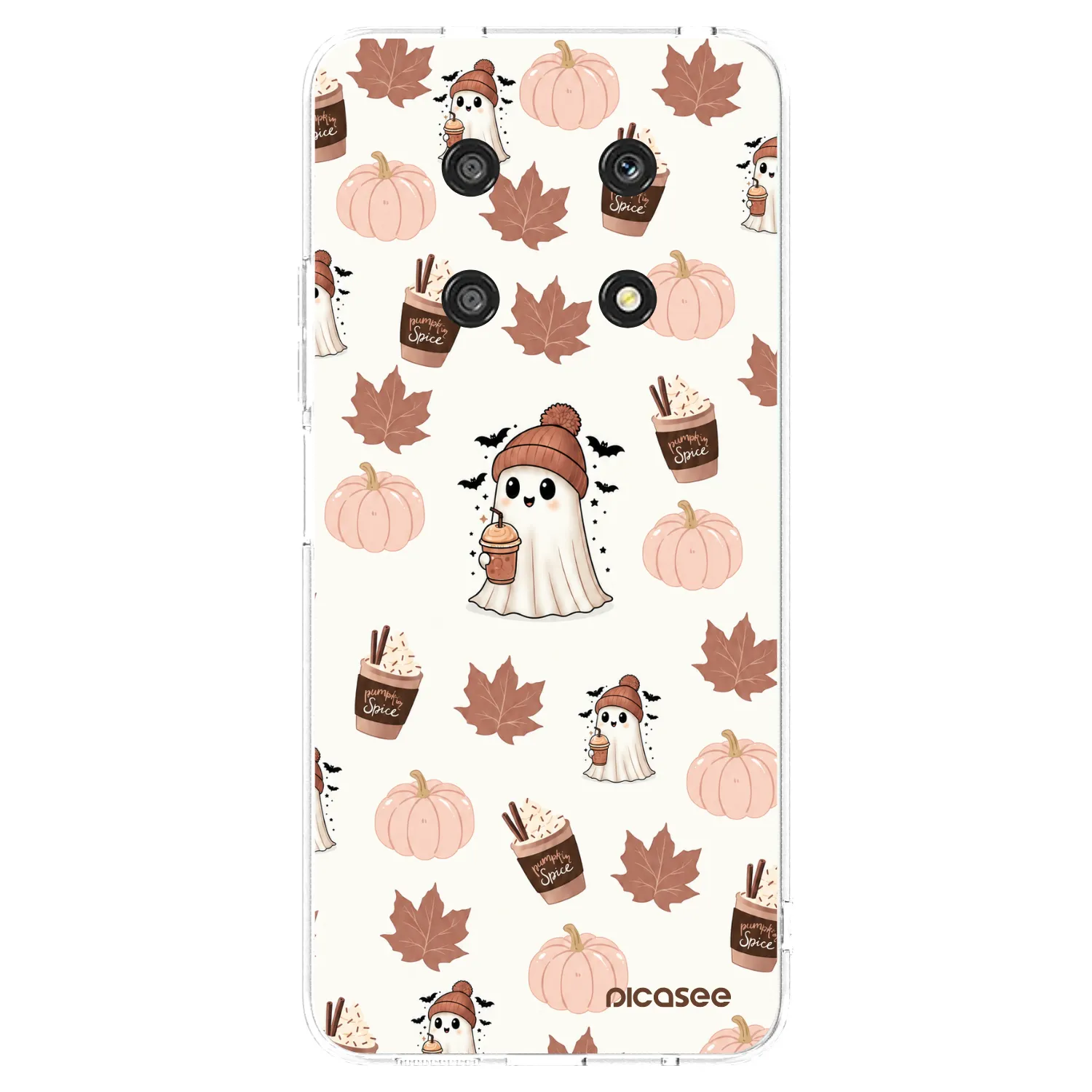 Picasee silikonowe przeźroczyste etui na Honor Magic4 Lite 5G - Pumpkin spice