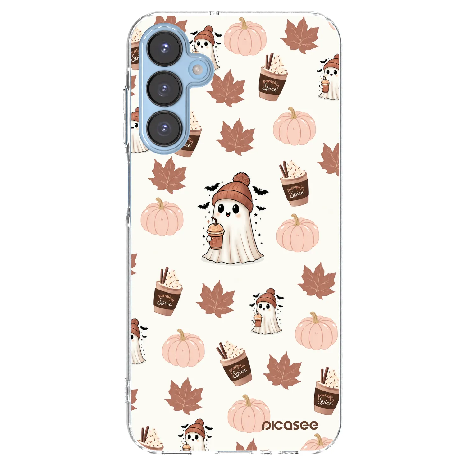 Picasee silikonowe przeźroczyste etui na Samsung Galaxy A15 A156B 5G - Pumpkin spice