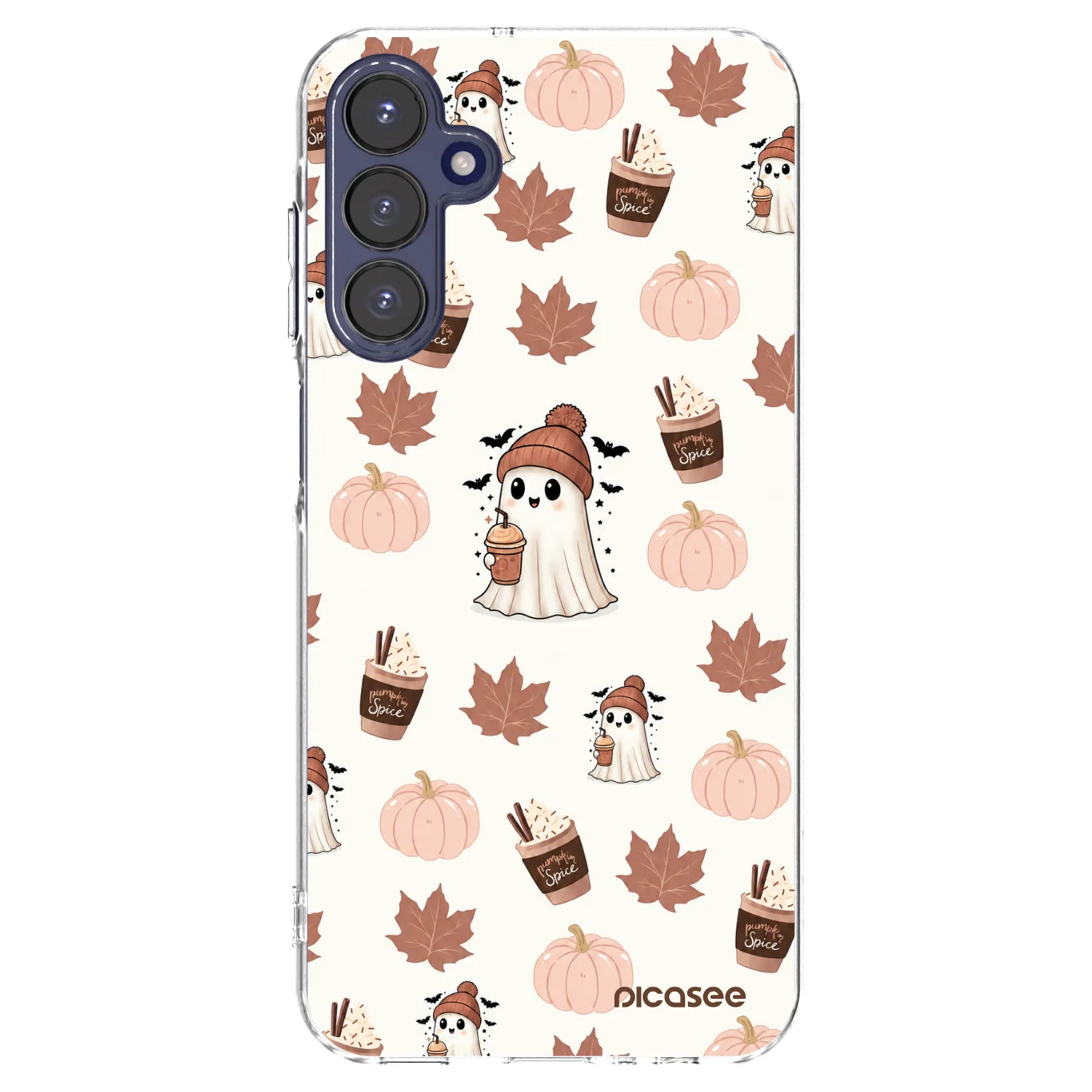 Picasee silikonowe przeźroczyste etui na Samsung Galaxy A15 A155F 4G - Pumpkin spice