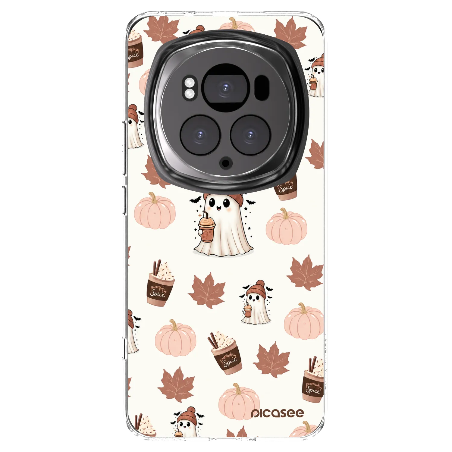 Picasee silikonowe przeźroczyste etui na Honor Magic6 Pro - Pumpkin spice