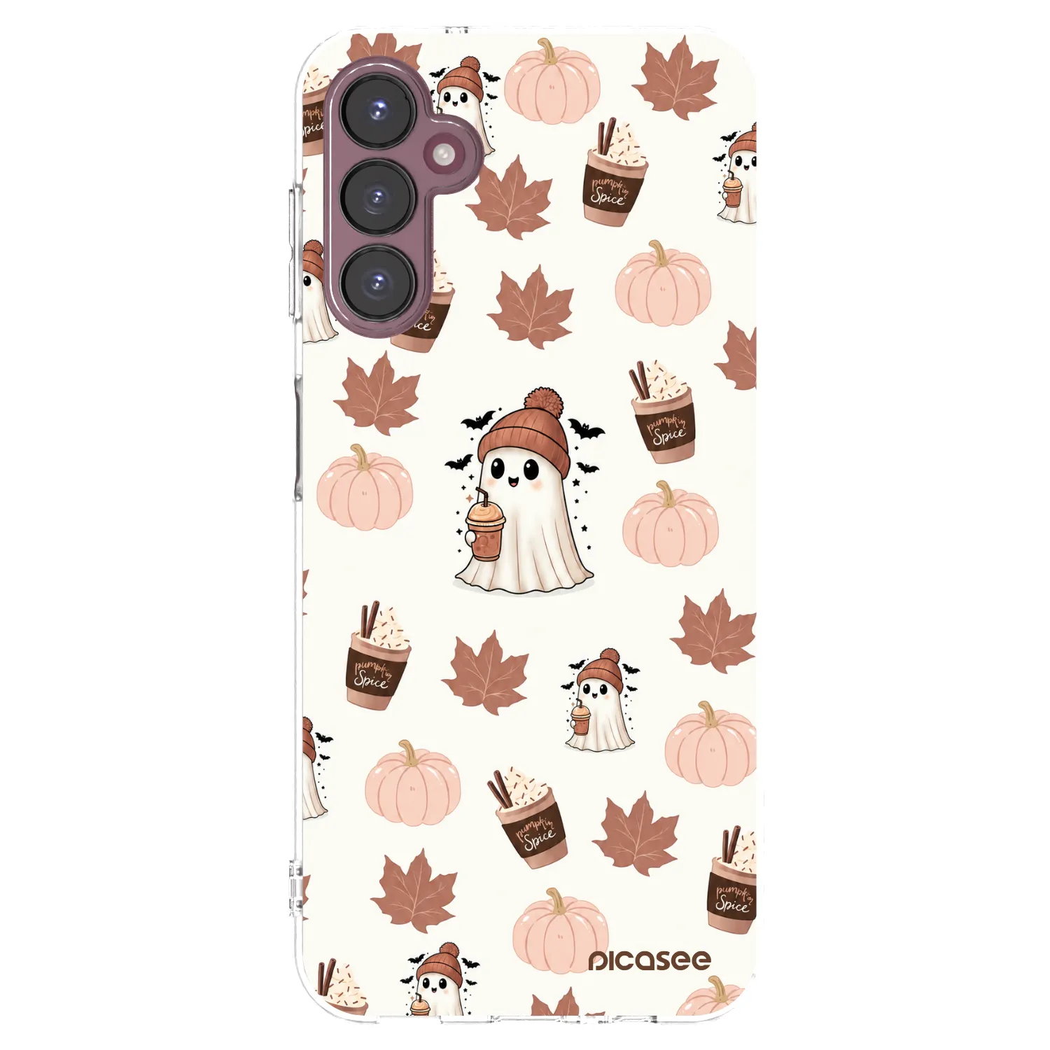 Picasee silikonowe przeźroczyste etui na Samsung Galaxy A05s A057G - Pumpkin spice